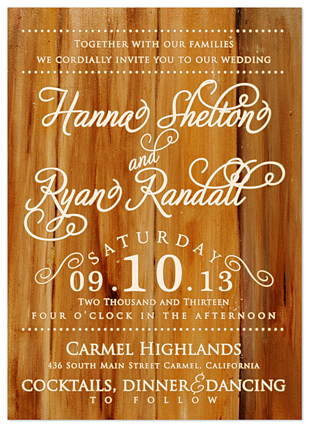 Western Wedding Invitation